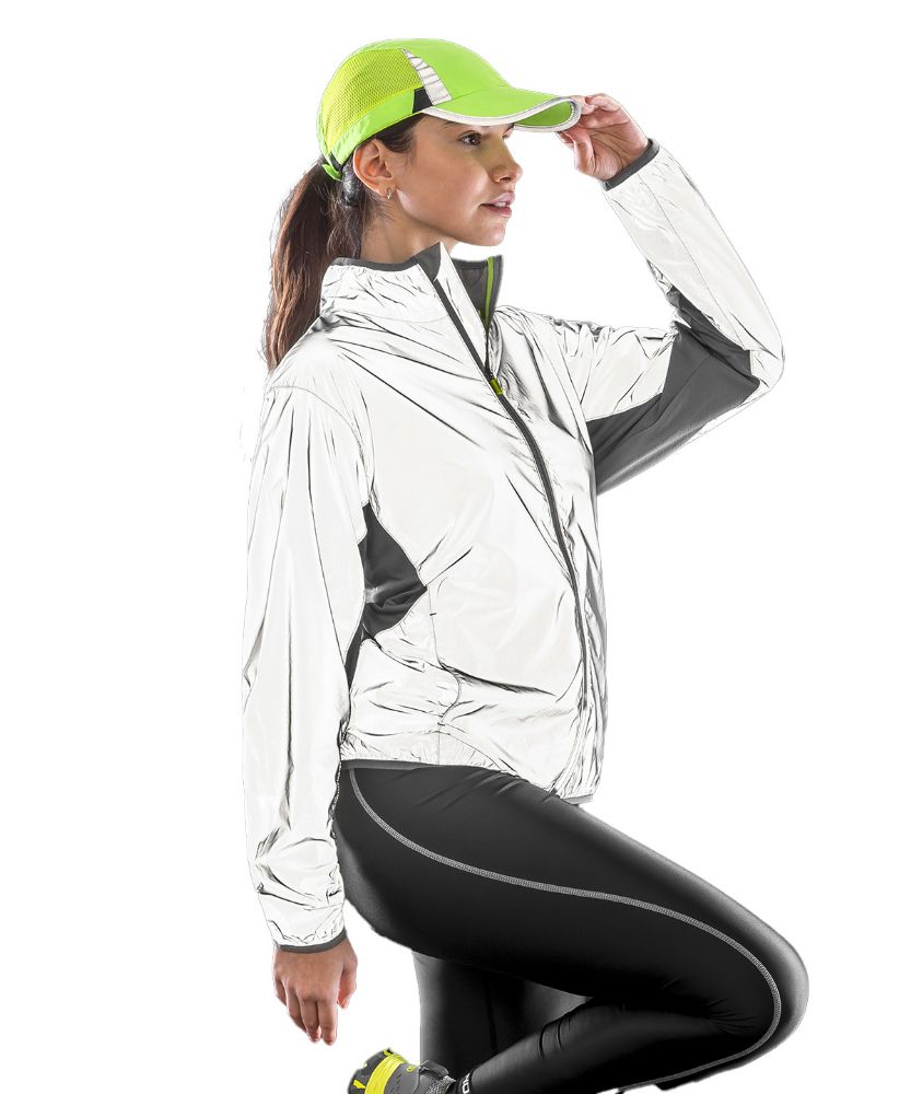 Ladies Luxury Wind & showerproof Hi Viz Jacket